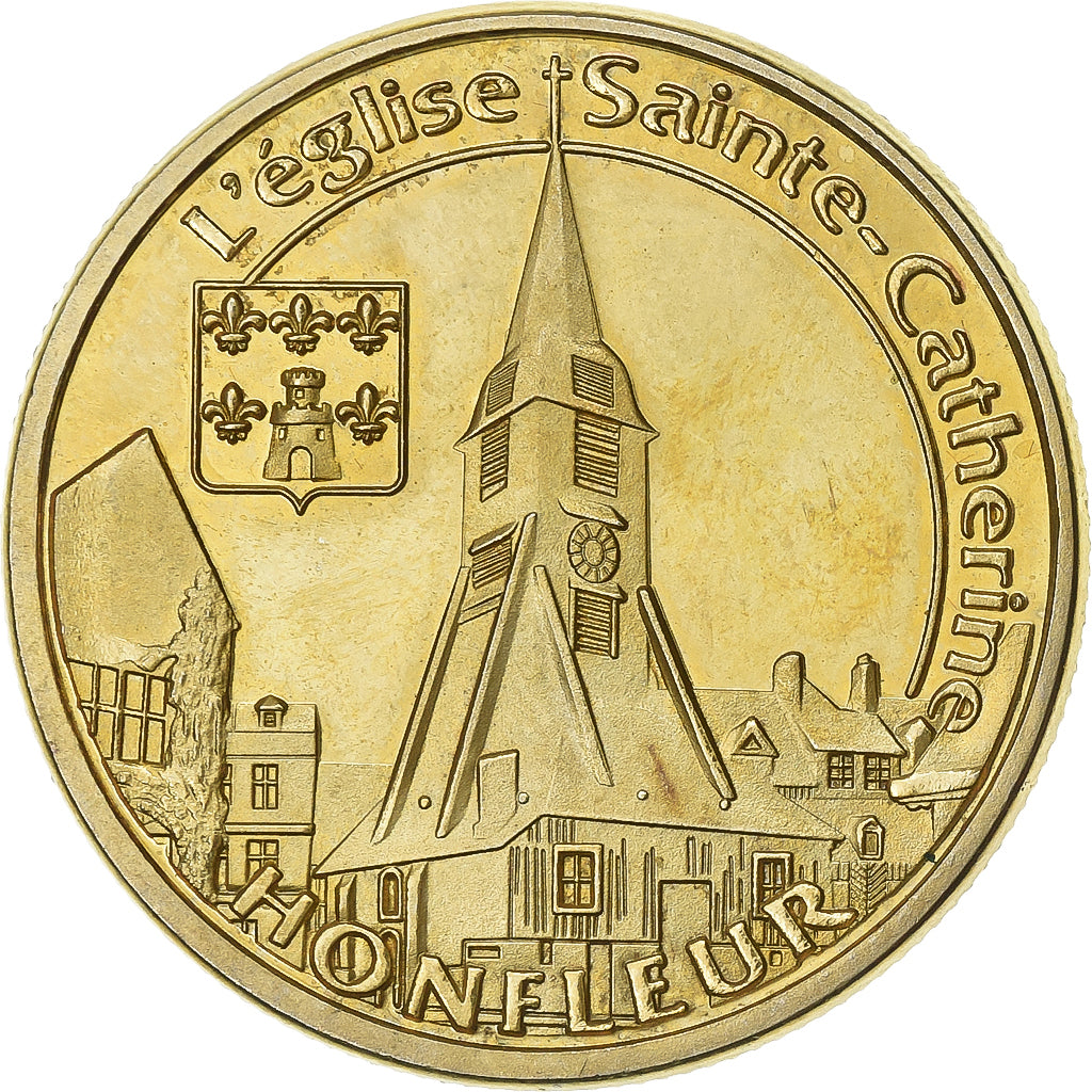 Francia, ficha, Honfleur, Eglise Sainte-Catherine, Rame-nichel-alluminio