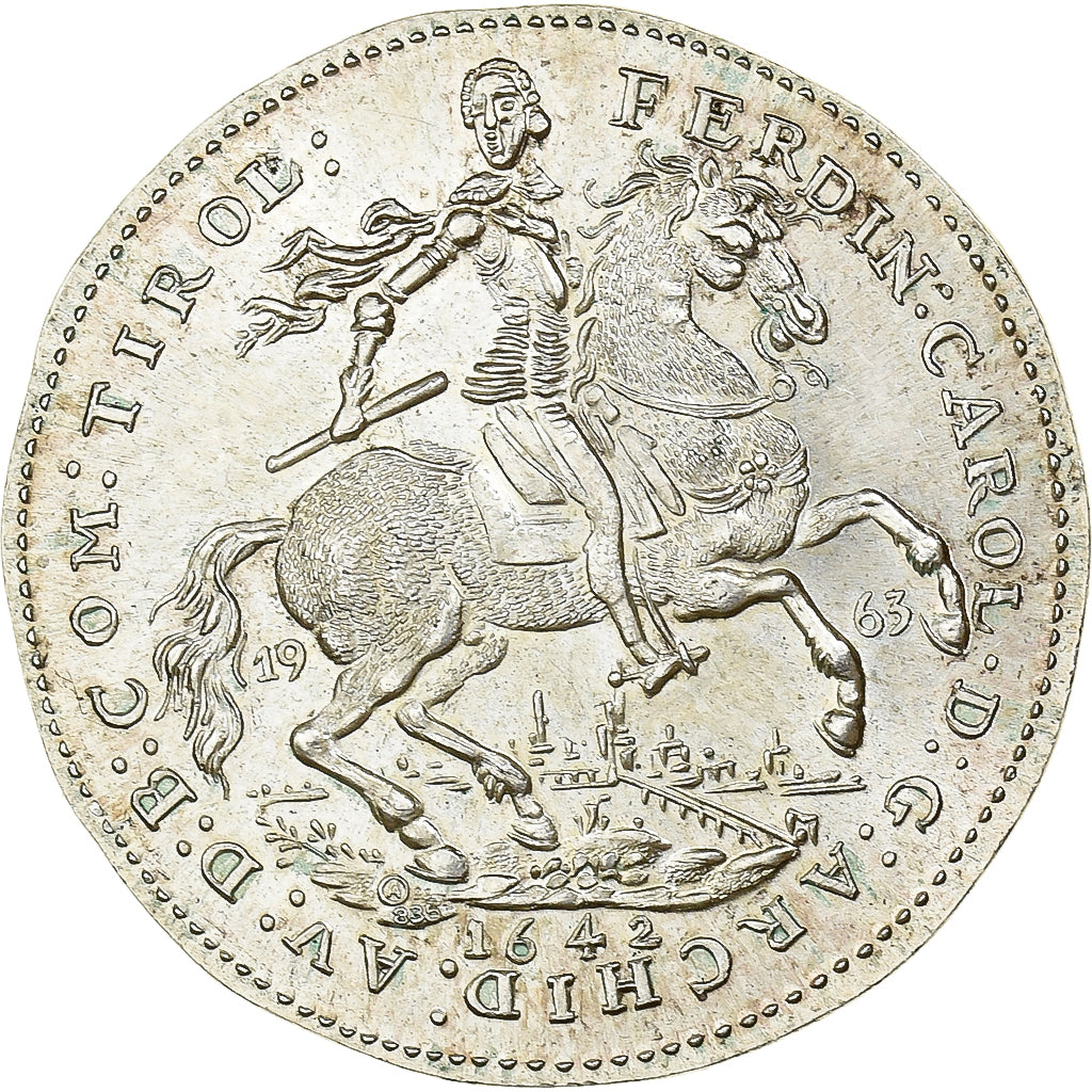 Deutschland, Medaille, Tyrol, Ferdinand I, Doppeldukat, 1963, Silber, VZ