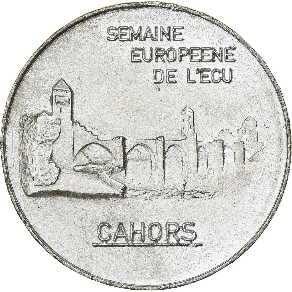 Francia, Ecu, Cahors, 1992, Stagno-zinco, BB