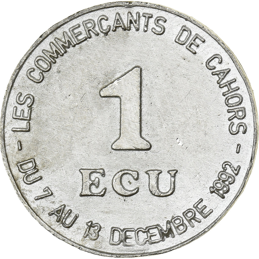 Francia, Ecu, Cahors, 1992, Stagno-zinco, BB