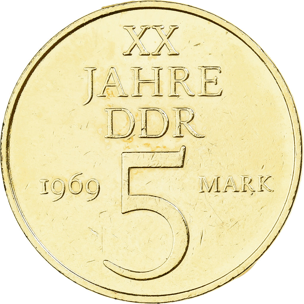 Germany, Token, DDR, 60. Gründungstag, Freie Deutsche Jugend, Copper-nickel