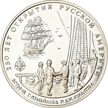 Russia, Medal, 250th Anniversary of the Discovery of Russian America, 1991