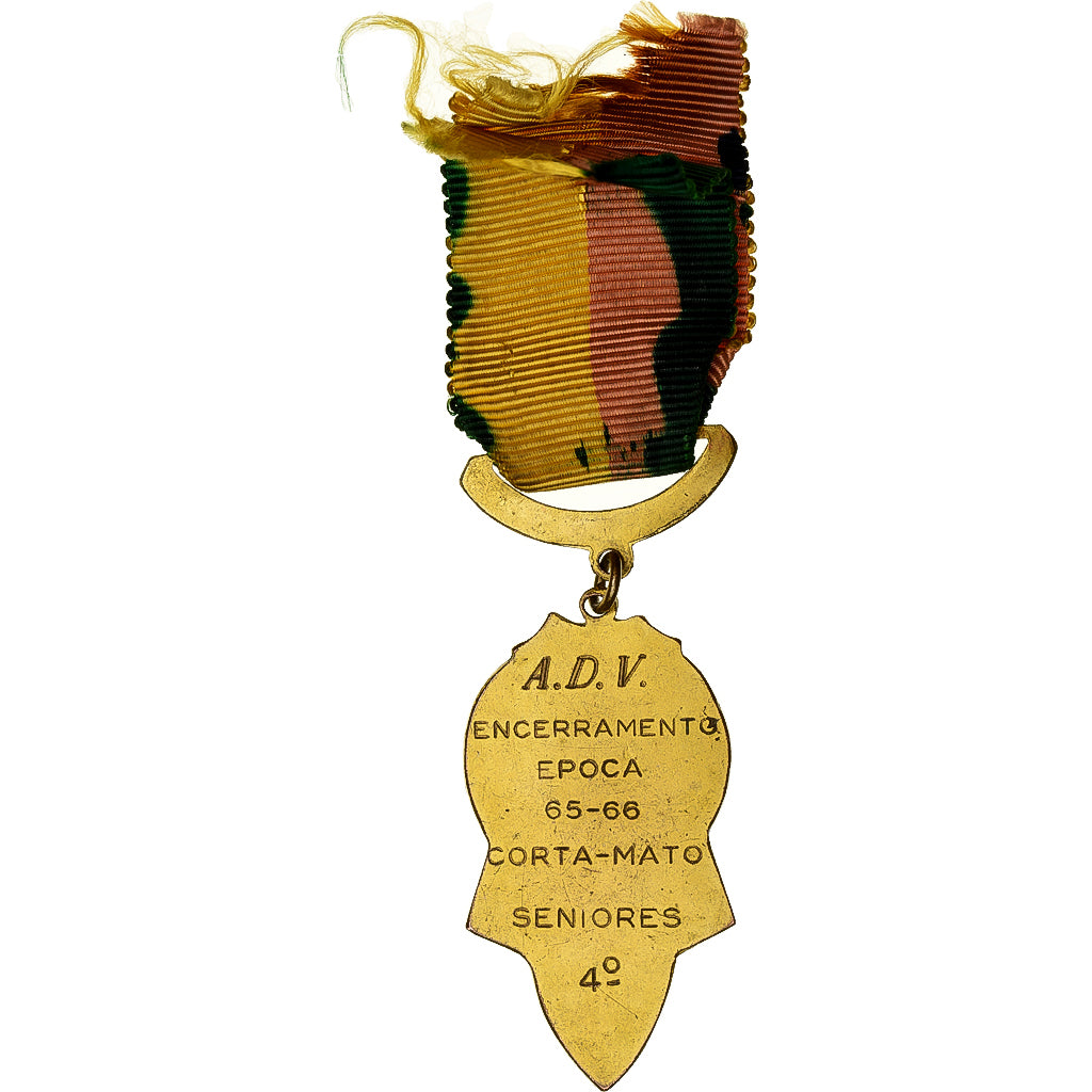 Espanha, medalha, A.D.V, Encerramento Epoca, Corta-Mato Seniores, 1966, Gilt