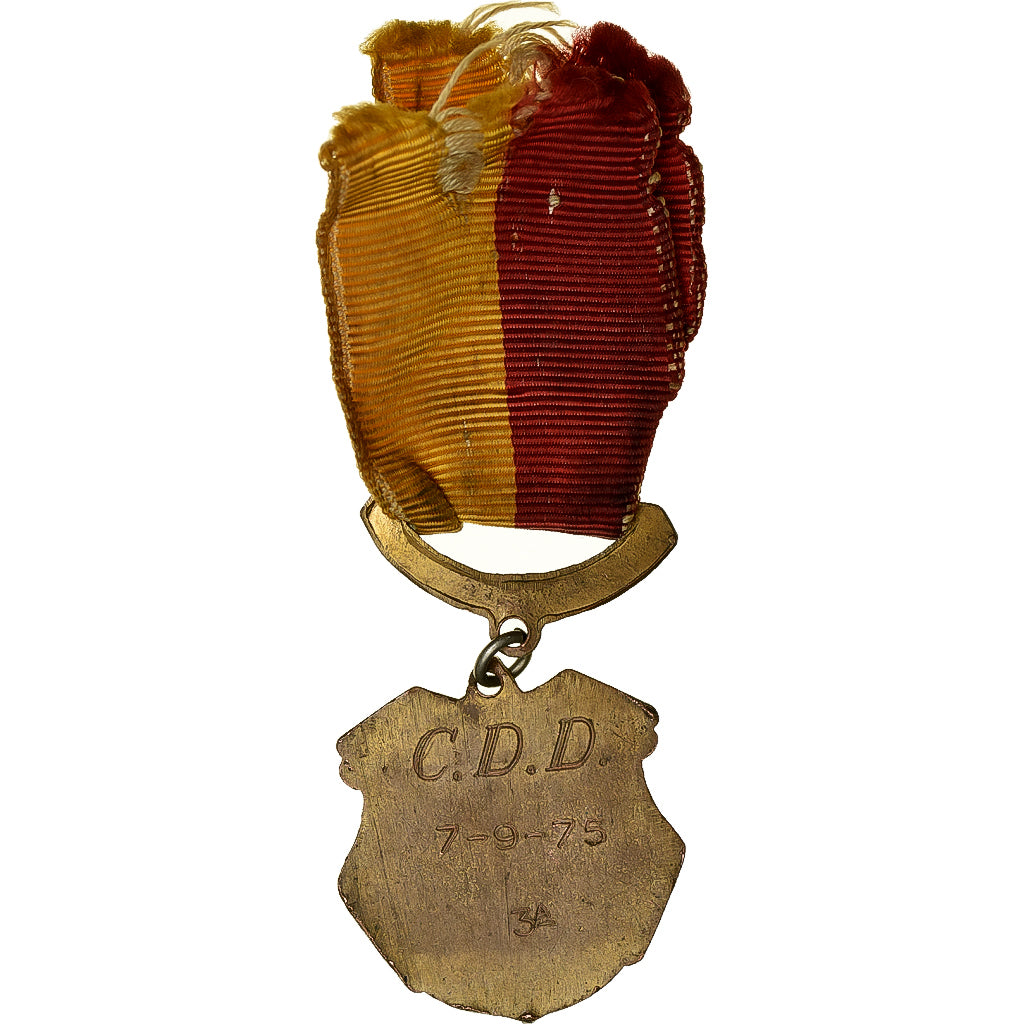 Hiszpania, medal, C.D.D, 1975, Mosiądz, EF(40-45)