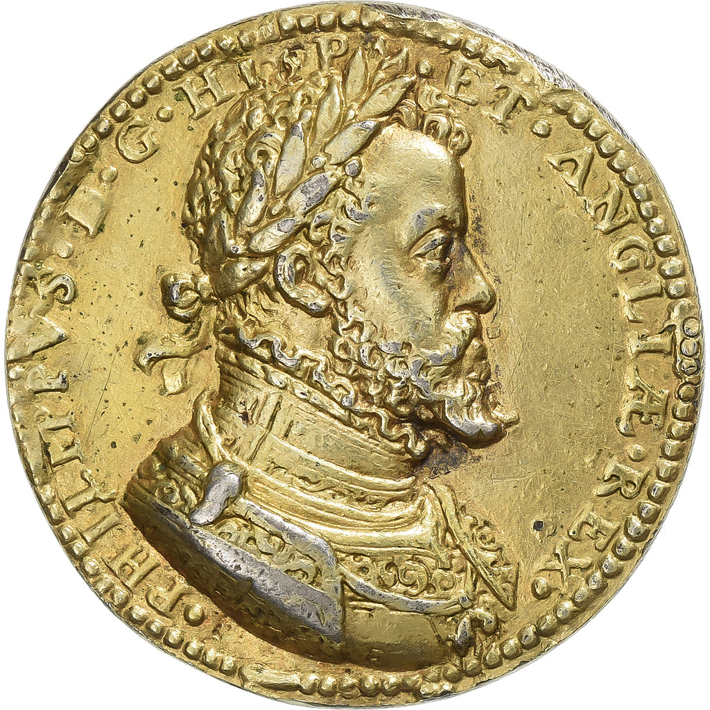 Spanish Netherlands, Medal, Philippe II, Victoire de Saint-Quentin, 1557