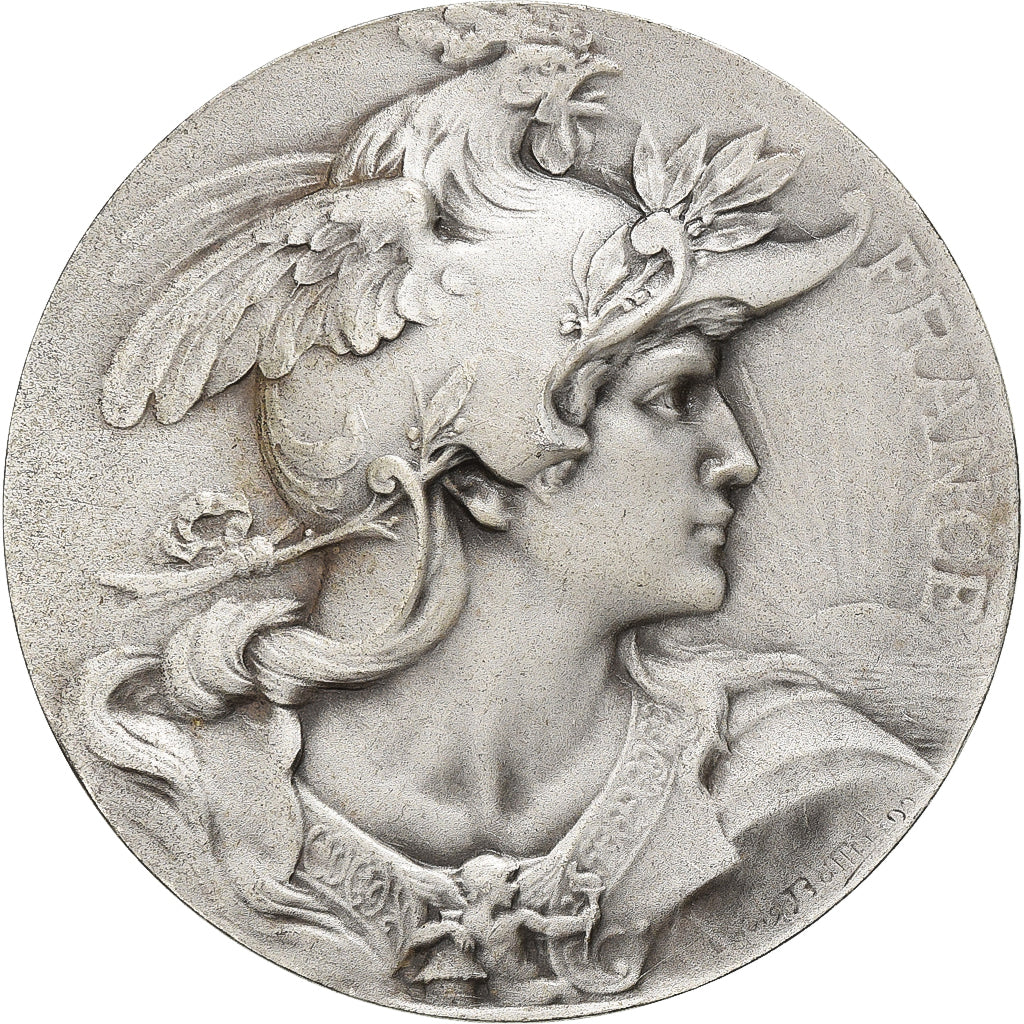 Francja, medal, Comité Centrale des Chambres Syndicales, Brąz posrebrzany