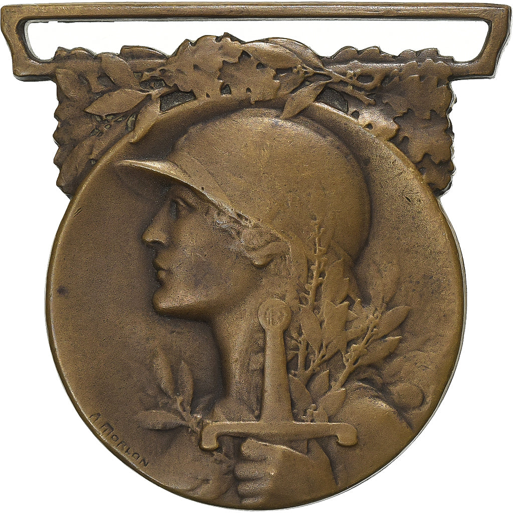 France, Grande Guerre, Medal, 1914-1918, Very Good Quality, Morlon, Bronze, 32