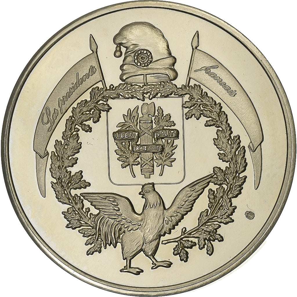 France, Medal, Les Présidents de la République, Charles De Gaulle, Silver