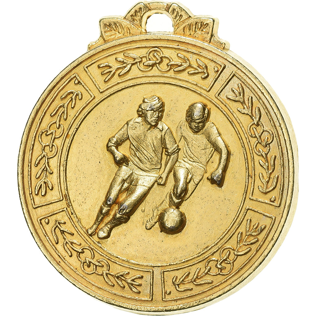 France, Medal, Crédit Agricole, Foot-Débutants, 1995, Métal, EF(40-45)