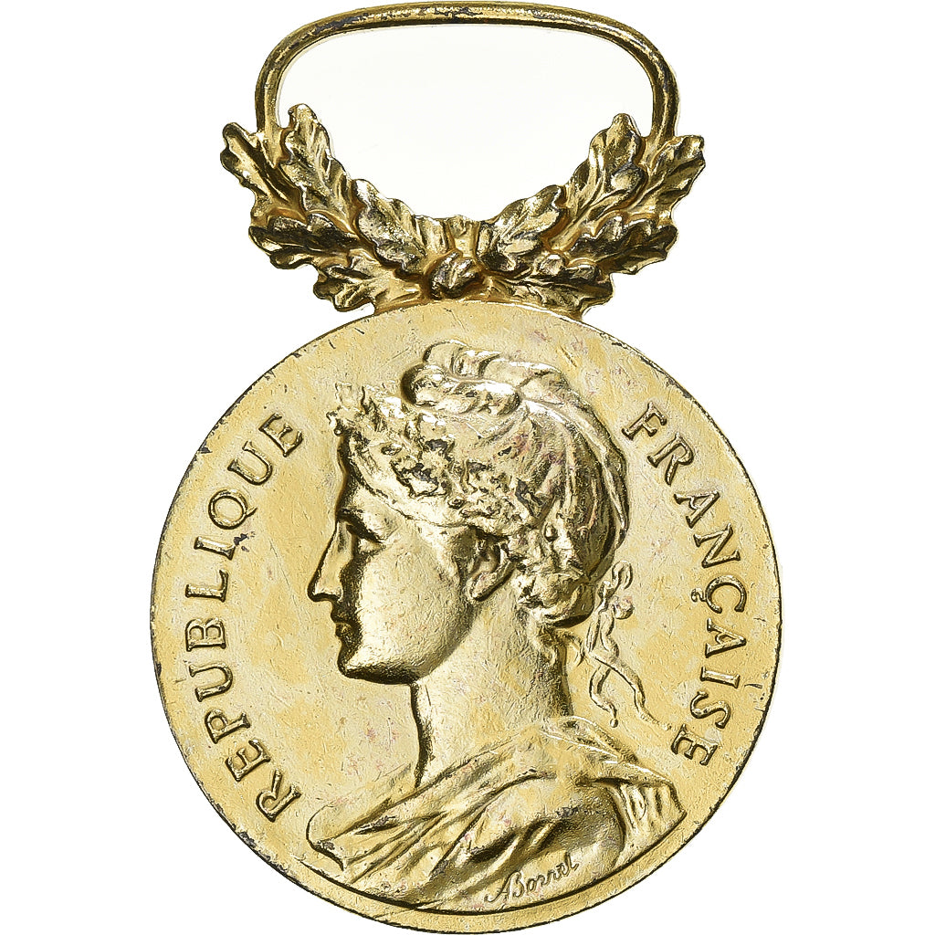 França, Médaille d'honneur du travail, medalha, 1988, Qualidade Muito Boa