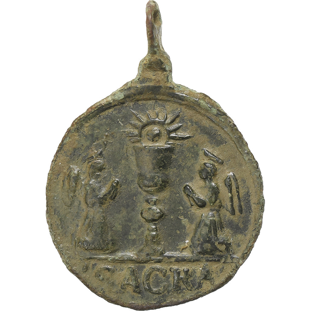 France, Medal, Saint Sacrement, Copper, VF(20-25)