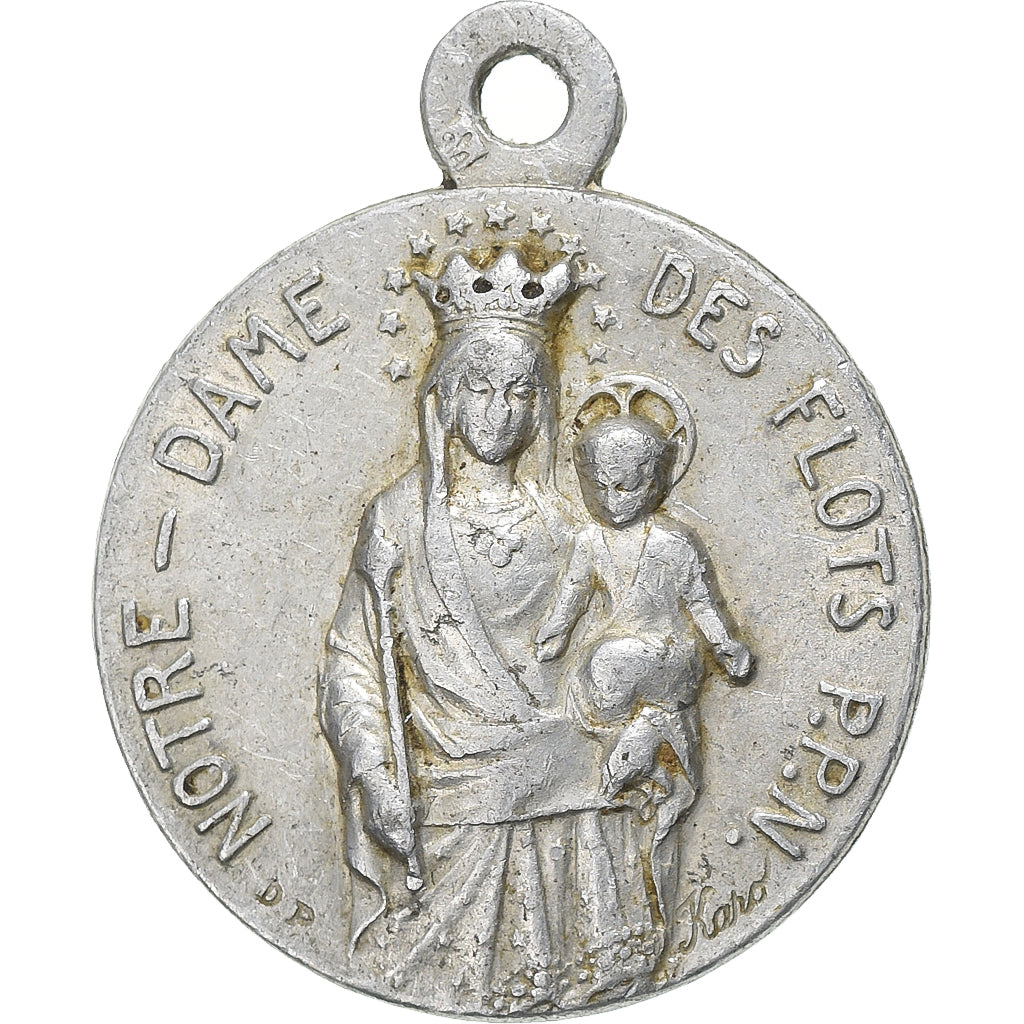 France, Medal, Notre-Dame des Flots, Aluminium, EF(40-45)
