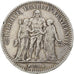 France, 5 Francs, Hercule, 1878, Bordeaux, Argent, TB+, Gadoury:745a, KM:820.2