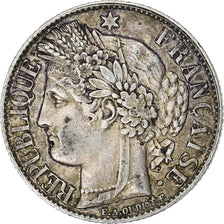 Frankrijk, Franc, Cérès, 1895, Paris, Zilver, ZF, Gadoury:465a, KM:822.1