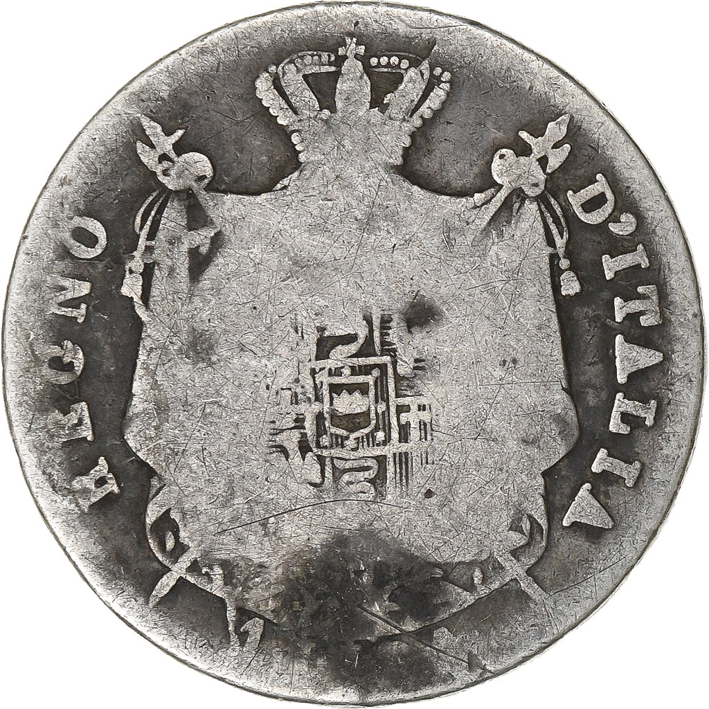 Italien Staaten, KINGDOM OF NAPOLEON, Napoleon I, Lira, 1810, Milan, Silber