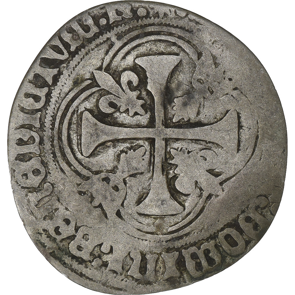 França, Louis XII, Blanc de Bretagne, n.d. c. 1499-1507, Uncertain mint
