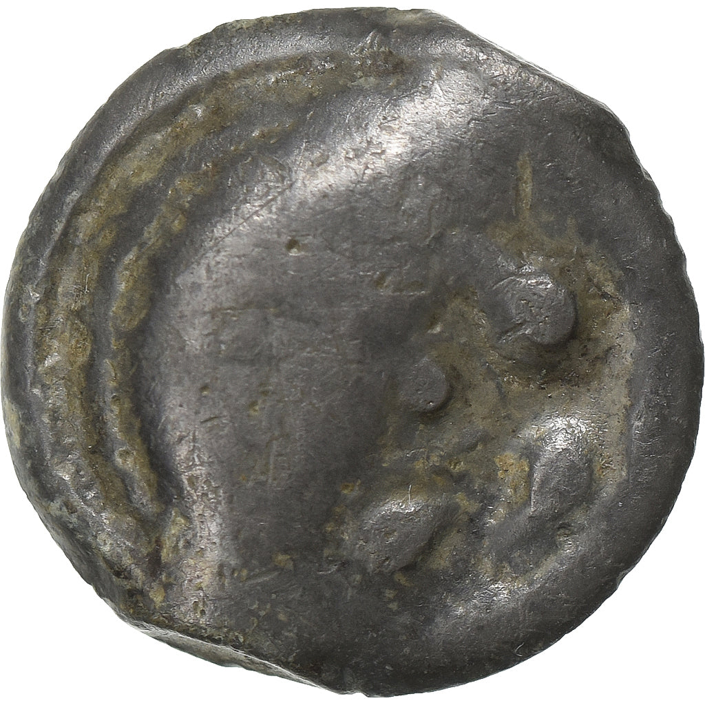 Aulerques Éburovices, Potin, Sanglier Enseigne, Potin, TB+