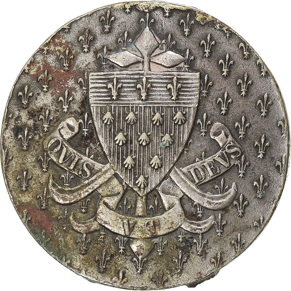 Frankrijk, Token, Sanctus Michael Archangelus, Silvered bronze, ZF