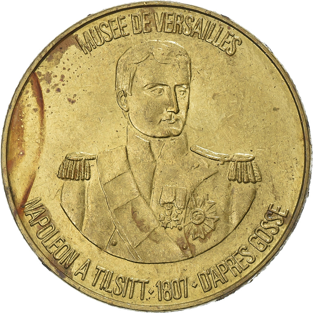 Francia, zeton, Collection Total, Napoléon à Tilsit, 1969, Cobre - níquel -