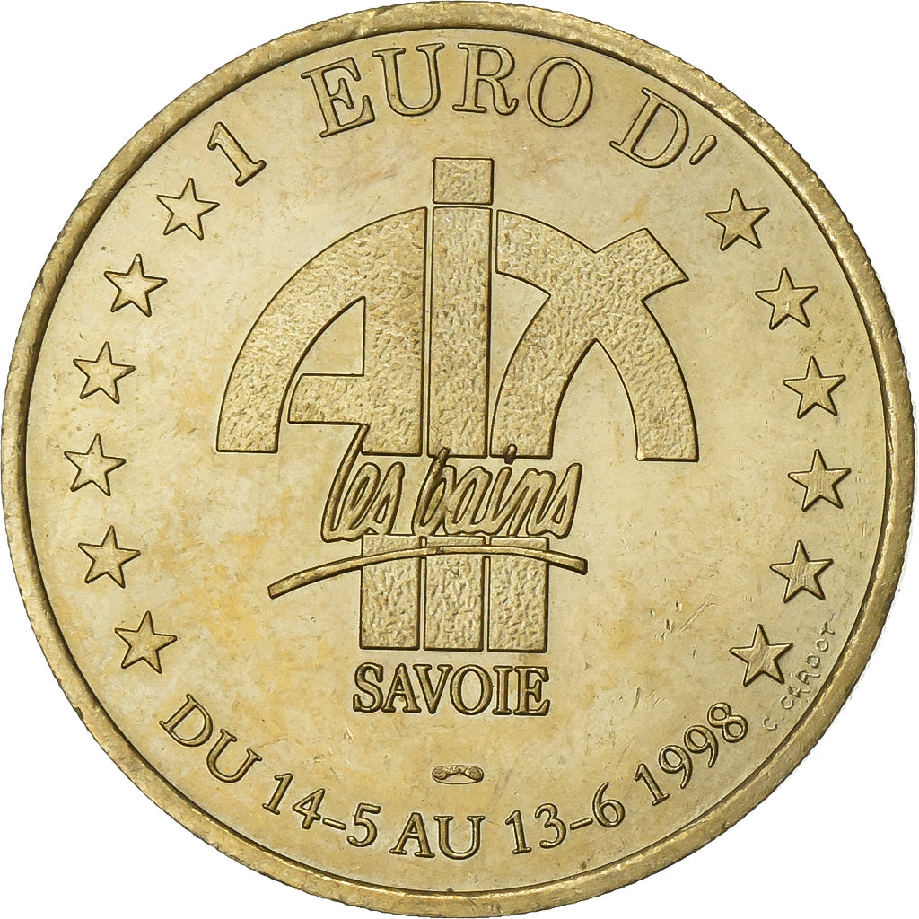 Francia, Euro, 1998, Aix-les-Bains, Rame-nichel-alluminio, SPL-