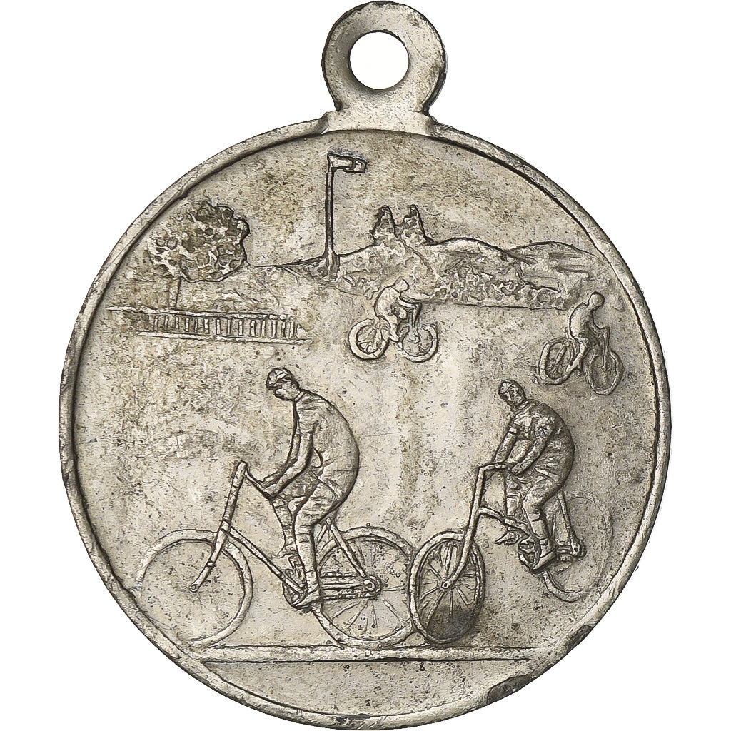 Francia, medalla, Course Vélocipèdes, Plata, MBC