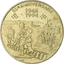 France, Token, 50ème Anniversaire du Débarquement, Jour J, 1994