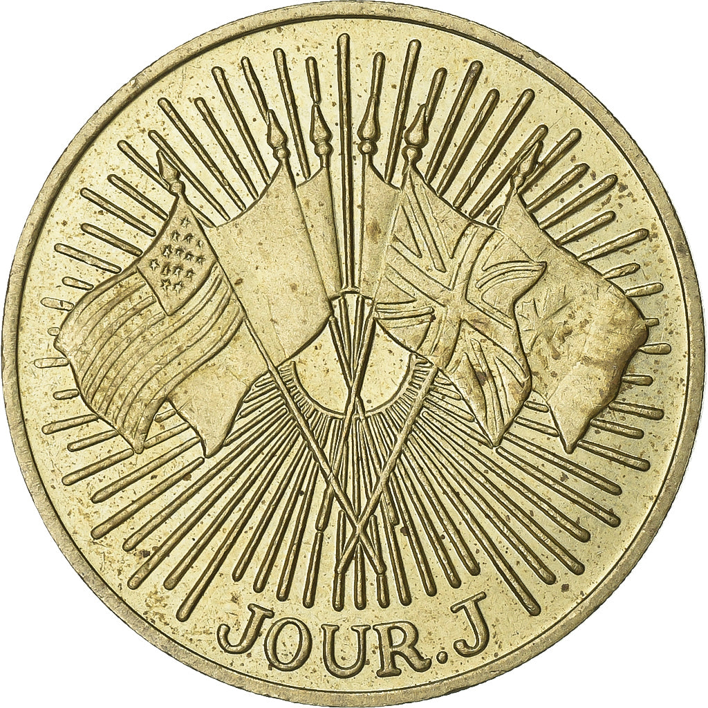 France, Token, 50ème Anniversaire du Débarquement, Jour J, 1994