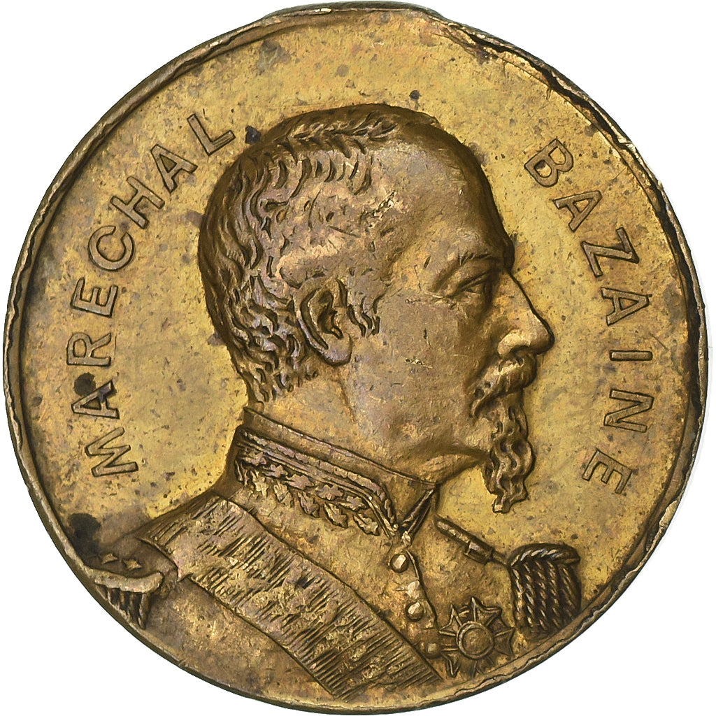 França, medalha, Maréchal Bazaine, Siège de Metz, Latão, EF(40-45)