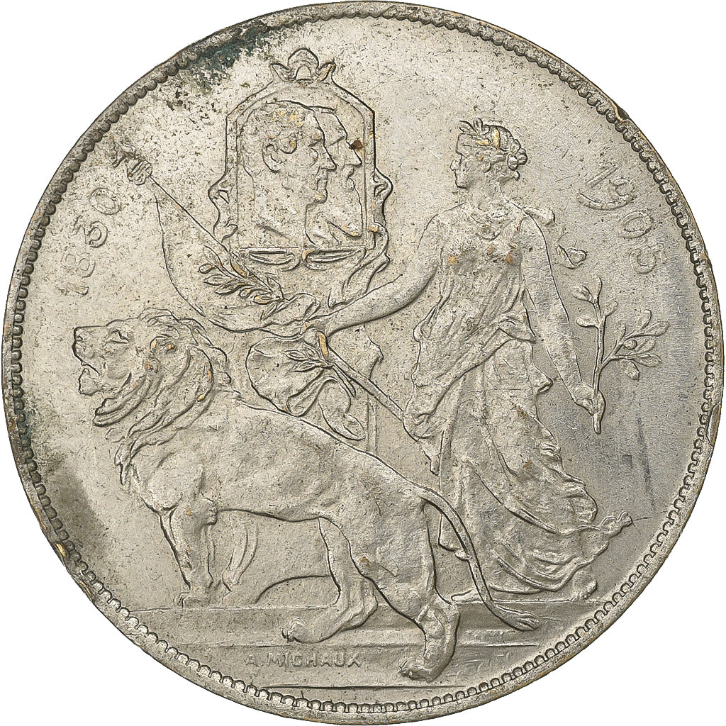 Belgia, medal, Exposition Universelle de Liège, 1905, Miedź-Nikiel, Michaux