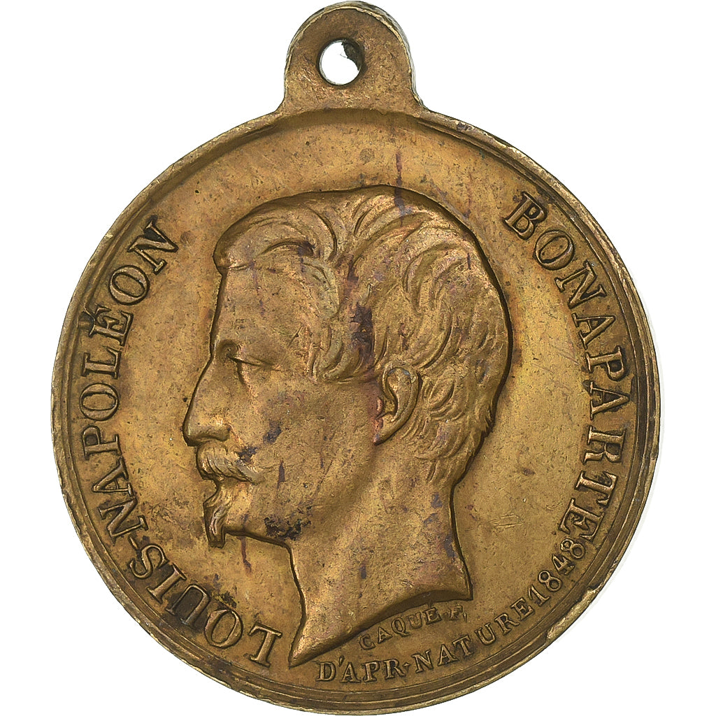 Francia, medaglia, Napoléon III, Voyage du Midi, Bourges, 1852, Ottone, BB
