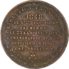 France, Medal, Insurection de Juin, 1848, Copper, VF(20-25)