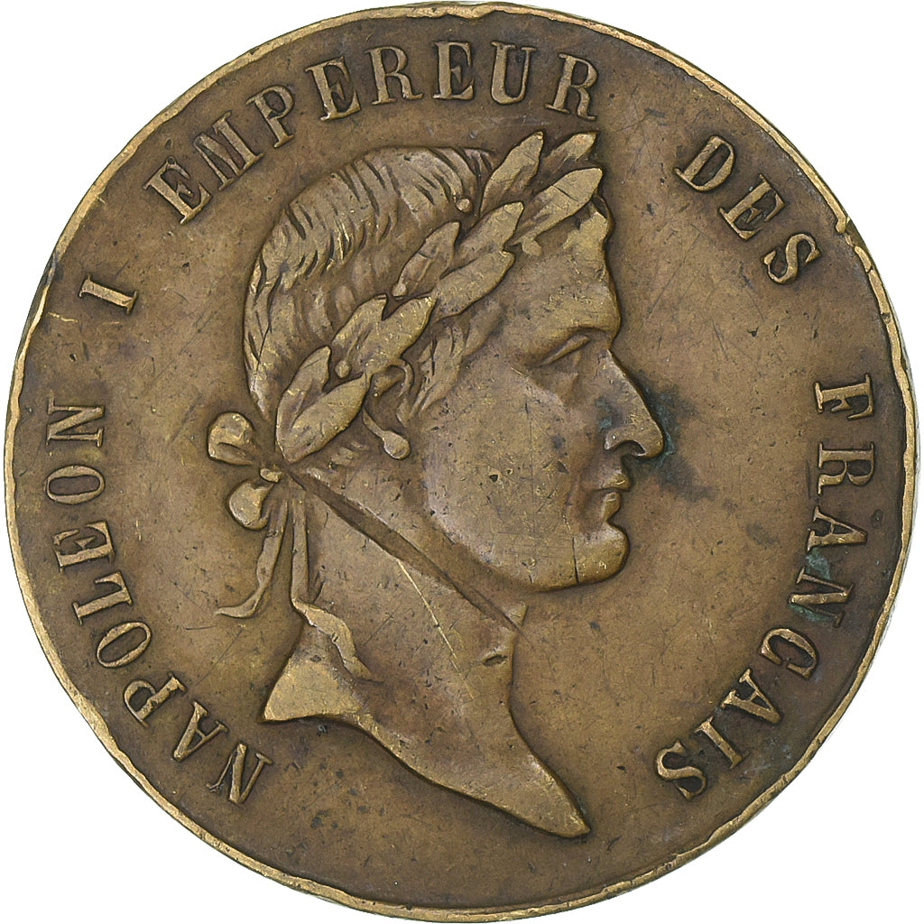 France, Jeton, Napoléon Ier & Napoléon III, Laiton, TB