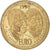 Frankreich, Medaille, 10 Euro, De Gaulle-Adenauer, 1998, Copper Gilt, Jimenez