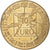 Frankreich, Medaille, 10 Euro, De Gaulle-Adenauer, 1998, Copper Gilt, Jimenez