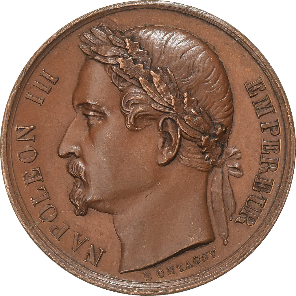 Frankreich, betaalpenning, Napoléon Ier & Napoléon III, Kupfer, Montagny, SS+