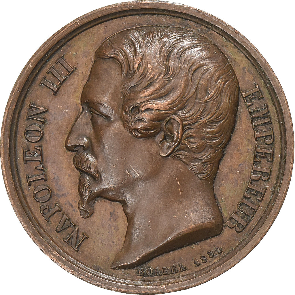 Francia, ficha, Napoléon Ier & Napoléon III, 1852, Rame, Borrel, BB+