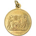 France, Médaille, Concours de Pompes à Incendie, Saint-Mandé, 1876, Laiton