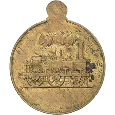 Frankrijk, Token, Inauguration du Chemin de Fer d'Enghien à Montmorency, 1866