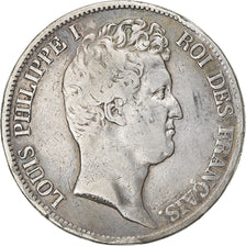 France, 5 Francs, Louis-Philippe, 1831, Bordeaux, Silver, VF(30-35)