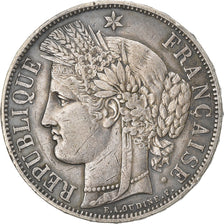 France, 5 Francs, Cérès, 1870, Paris, Argent, TTB, Gadoury:743, KM:819
