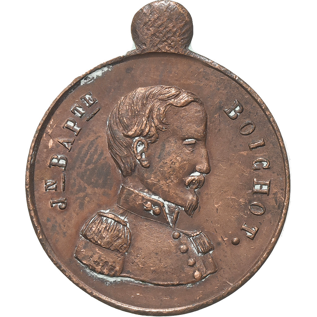 Francia, medalla, Jean-Baptiste Boichot, 1849, Cobre, MBC