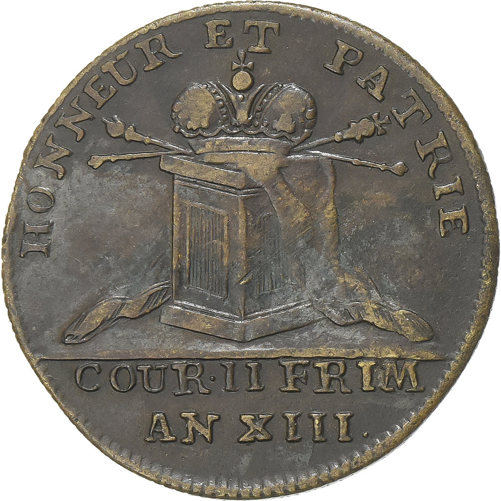 France, Medal, Napoléon Ier, Le Couronnement, 1804, Brass, EF(40-45)