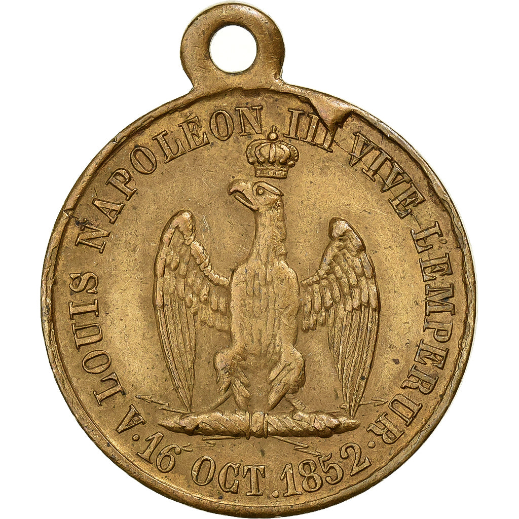 Frankreich, Medaille, Napoléon III, Rétablissement de l'Empire par le Suffrage