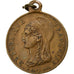Francja, medal, Le Gouvernement de la Défense Nationale, 1870, Mosiądz