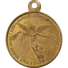 France, Médaille, Napoléon III, Paix de Villa Franca, 1859, Cuivre, TTB