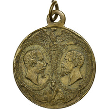 France, Médaille, Victoire de Magenta, 1859, Laiton, TTB