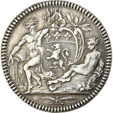 Francia, ficha, Lyon, pour les ex-consuls, 1756, Argento, BB+, Feuardent:10682