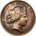 Francja, medal, Ecole des Beaux-Arts de Lyon, Miedź, Poncet, AU(50-53)