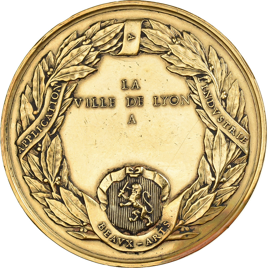 Frankreich, Medaille, Ecoles Municipales de la Ville de Lyon, Kupfer, Poncet
