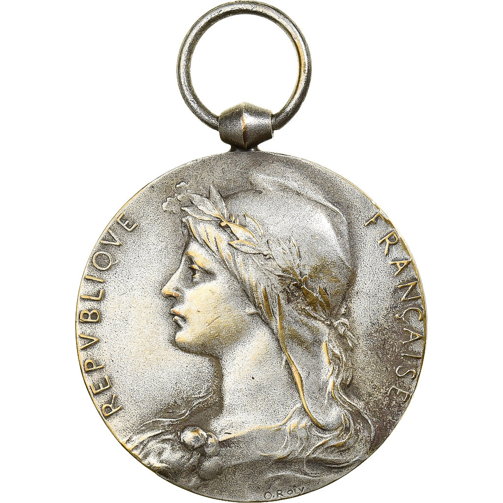 Francia, Travail, Chemins de Fer, Railway, medalla, 1935, Good Quality, Roty